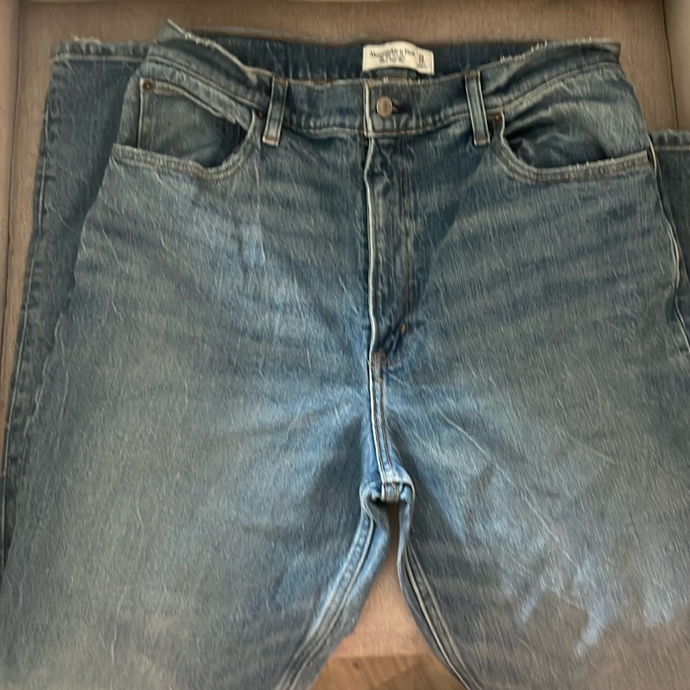 Abercrombie & Fitch High Rise Women Jeans - Blue